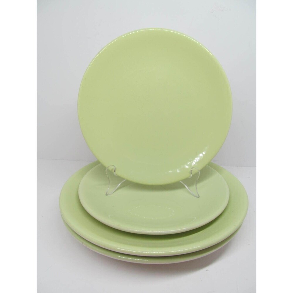Pottery Barn Allysse Set Of Two 11" Dinner & Two 9" Salad Plates GC Made Italy